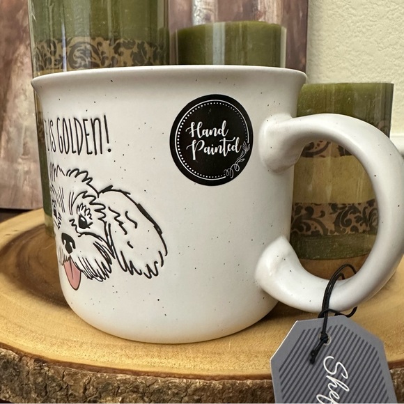 NWT- Life is Golden Coffee Mug By Sheffield Home - Picture 2 of 7
